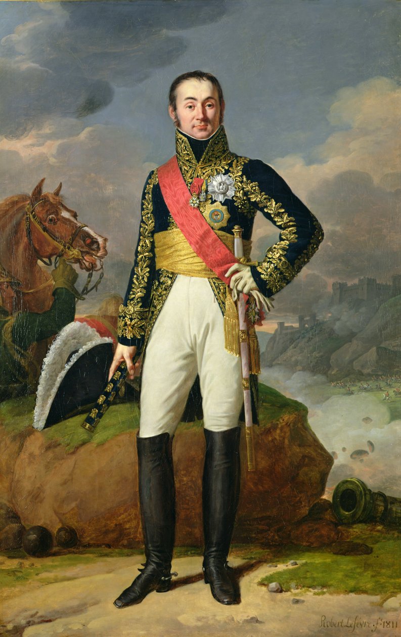 ニコラ・シャルル・オディノ（1767-1847）レッジョ公爵とフランス元帥、1811年 作： ロバート・ルフェーブル