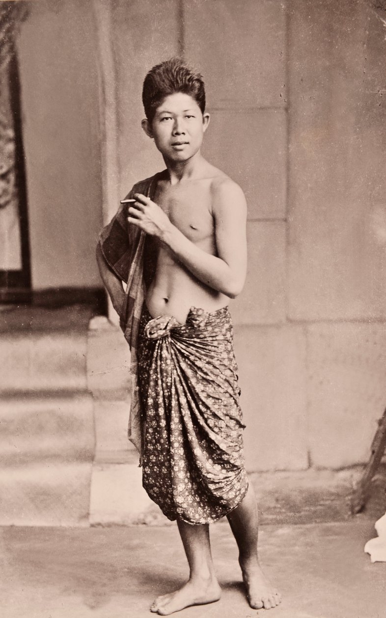 シャム男、1890年頃 作： ロバート・レンツ