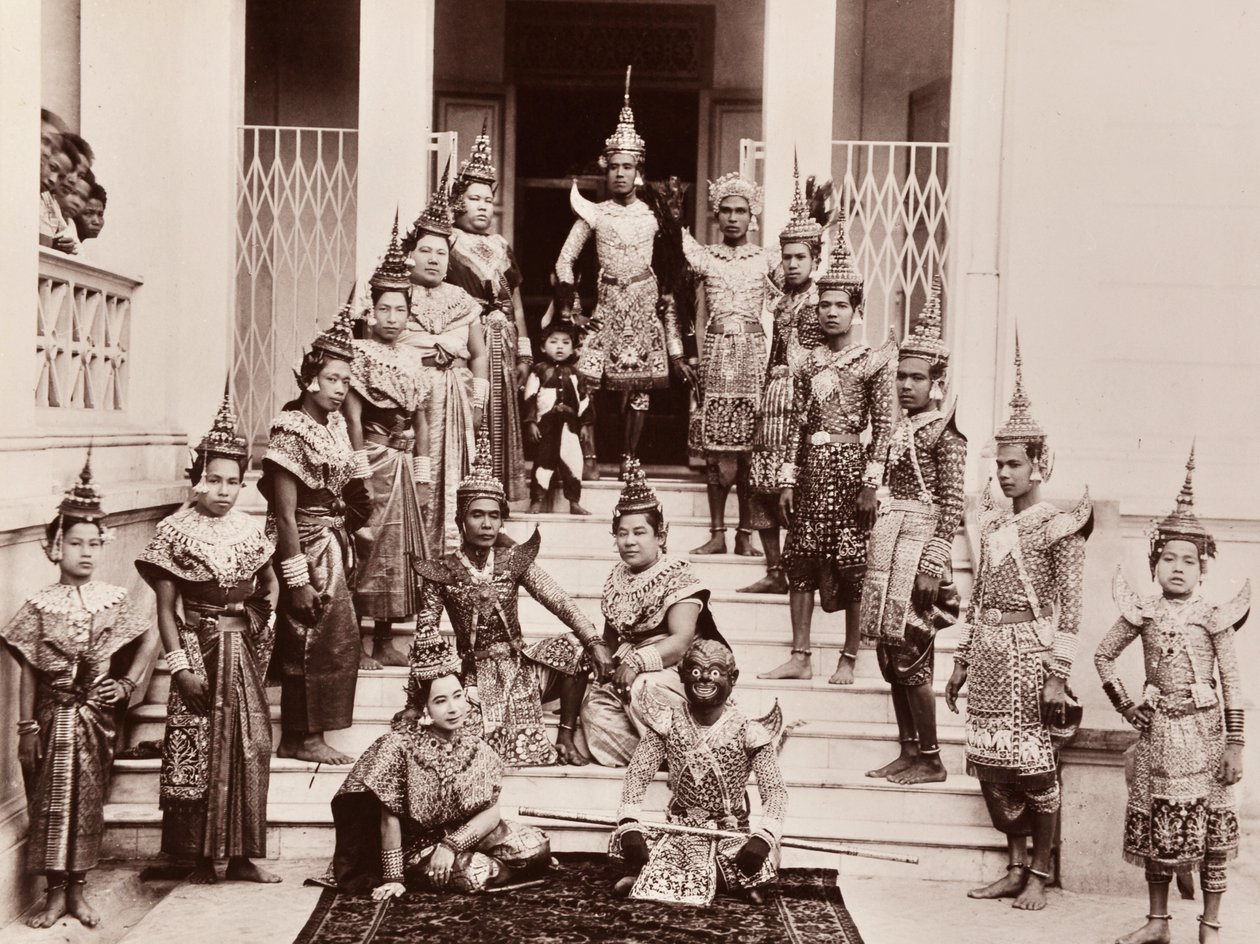 タイのクラシカルダンサー、1900年頃 作： ロバート・レンツ