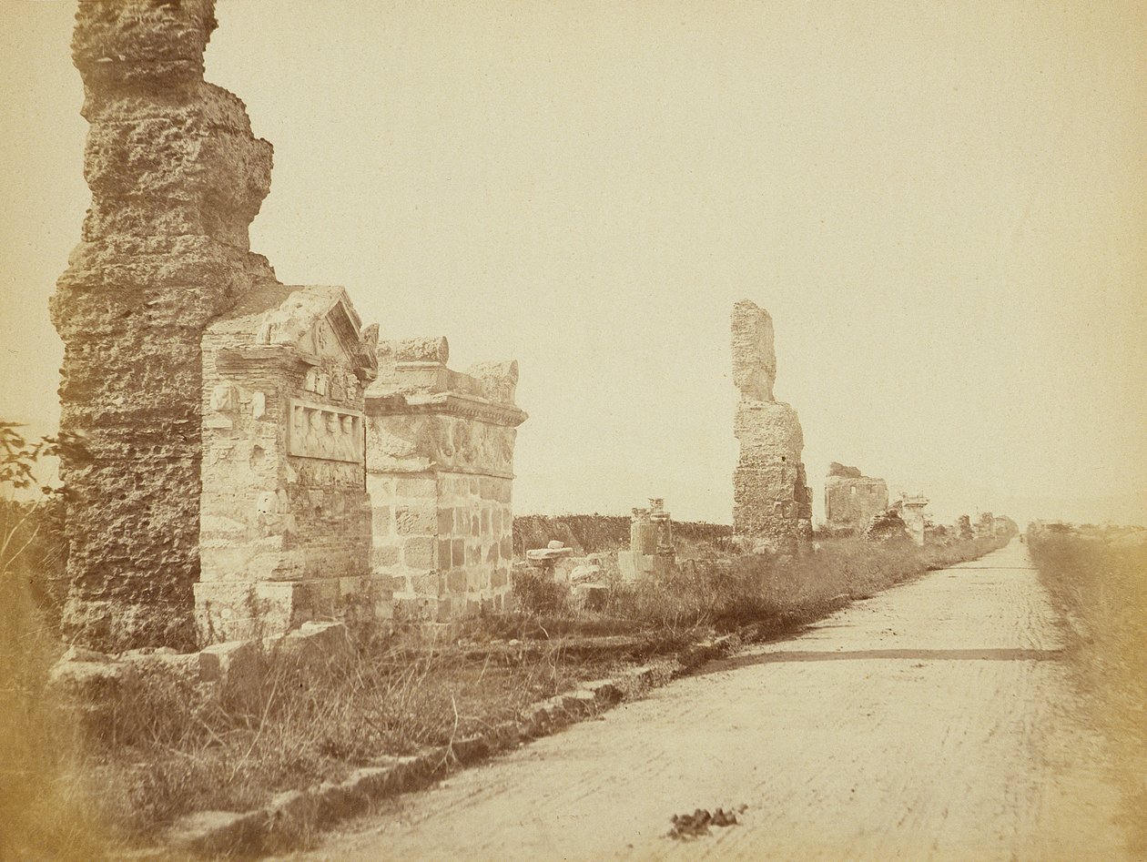 Via Appia Anticaのビュー 作： ロバート・マクファーソン