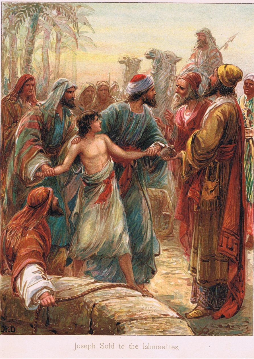 Ernest Nisterによる「Bible Stories」のイラスト、1910年頃（カラーリソ） 作： ロバート・アンブローズ・ダドリー
