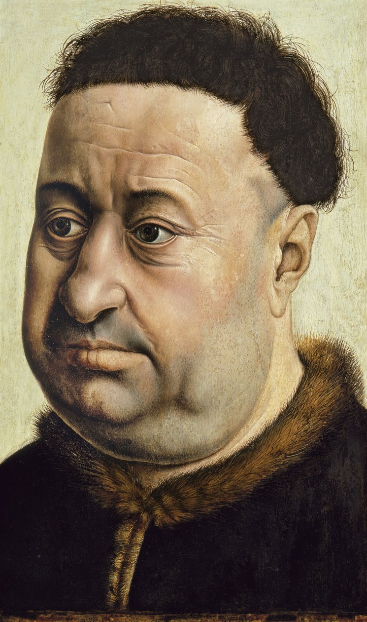 ロバート・ド・マスミネス男の肖像、c.1425 作： ロバート・カンピン