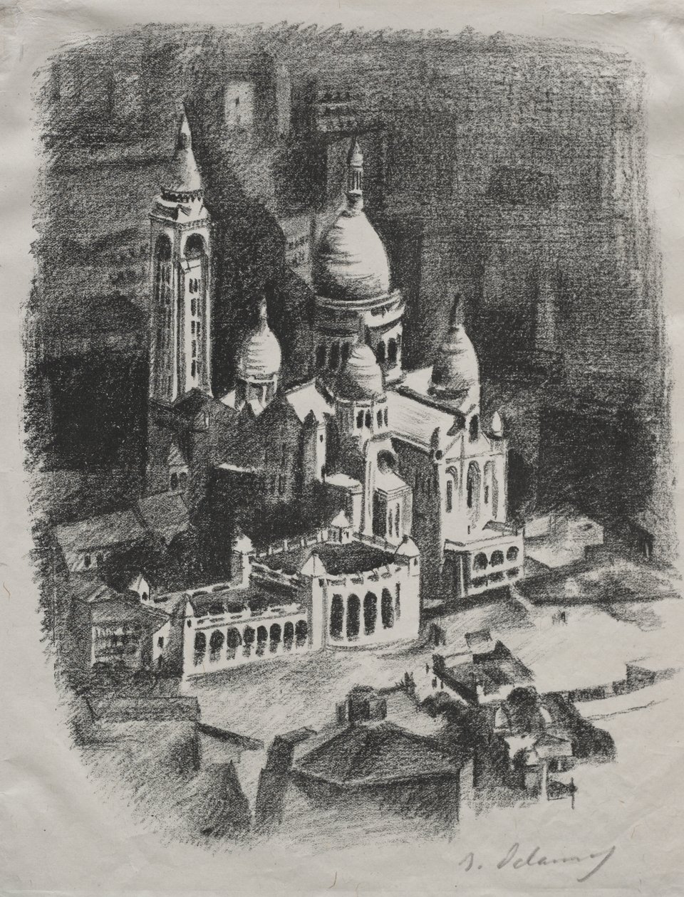 Allo Paris: 予約する口絵 作： ロバート・ドローネー