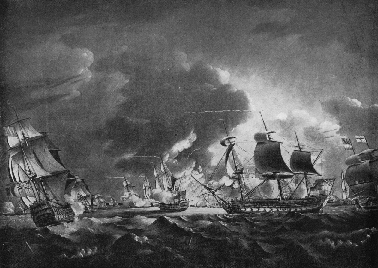 ロドニーとランガラ、c1785 作： ロバート・ドッド