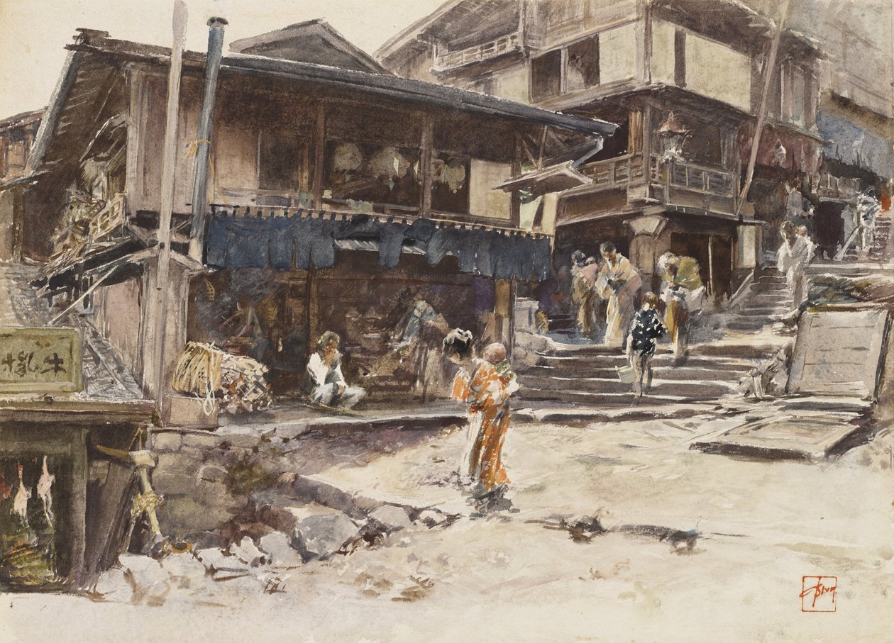 伊香尾の街I、1890 作： ロバートフレデリックブルーム