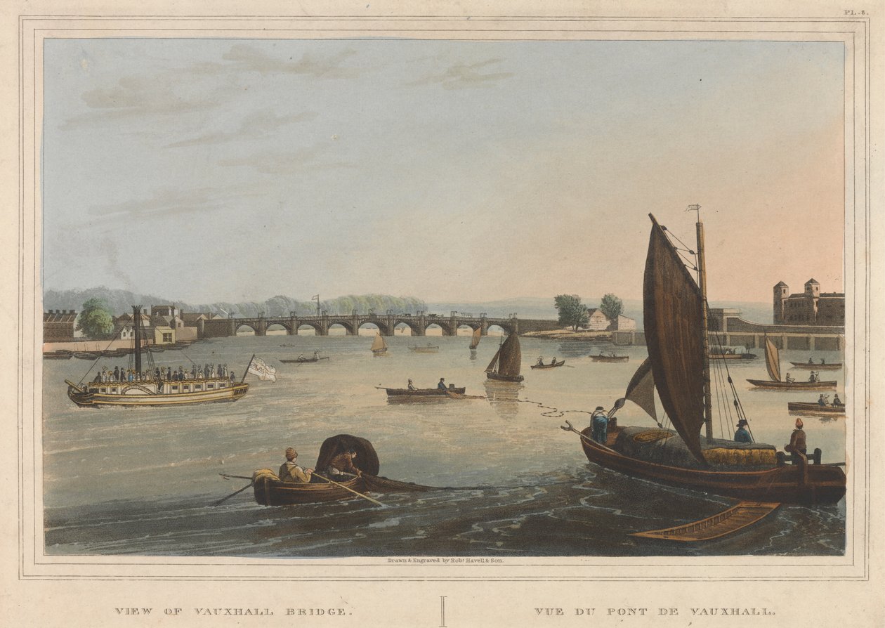 Vista da Ponte Vauxhall 作： ロバート・ハベル