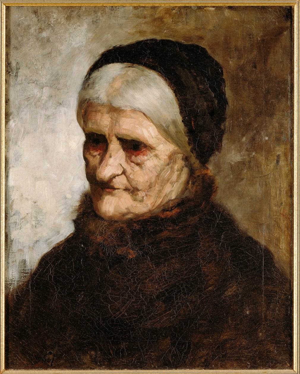 老女の頭、1881 作： ロバート・ケーラー