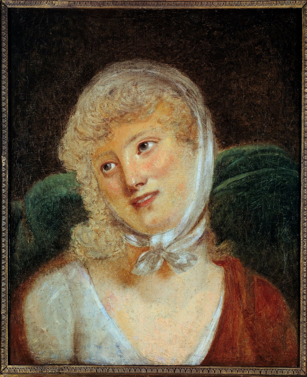ワレフスカ伯爵夫人マリア・ラクシンスカ（1789 - 1817）の肖像。ロベール・ルフェーヴル（1755-1830）による絵画 作： ロバート・ルフェーブル