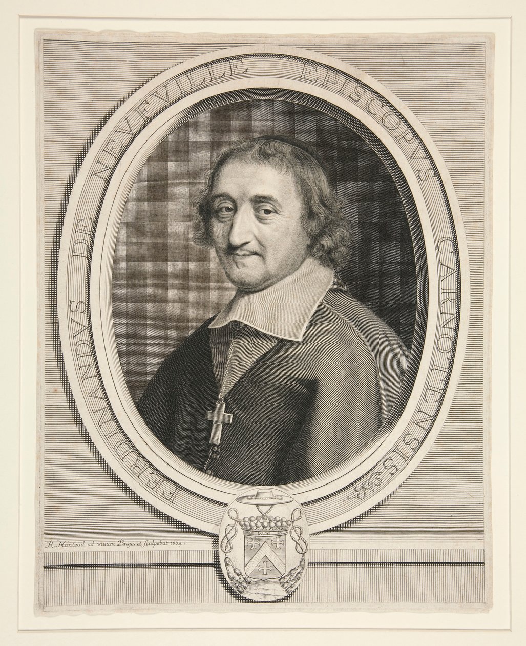Ferdinand de Neufville、シャルトル司教 (1608-1678) 作： ロバート・ナントゥイユ