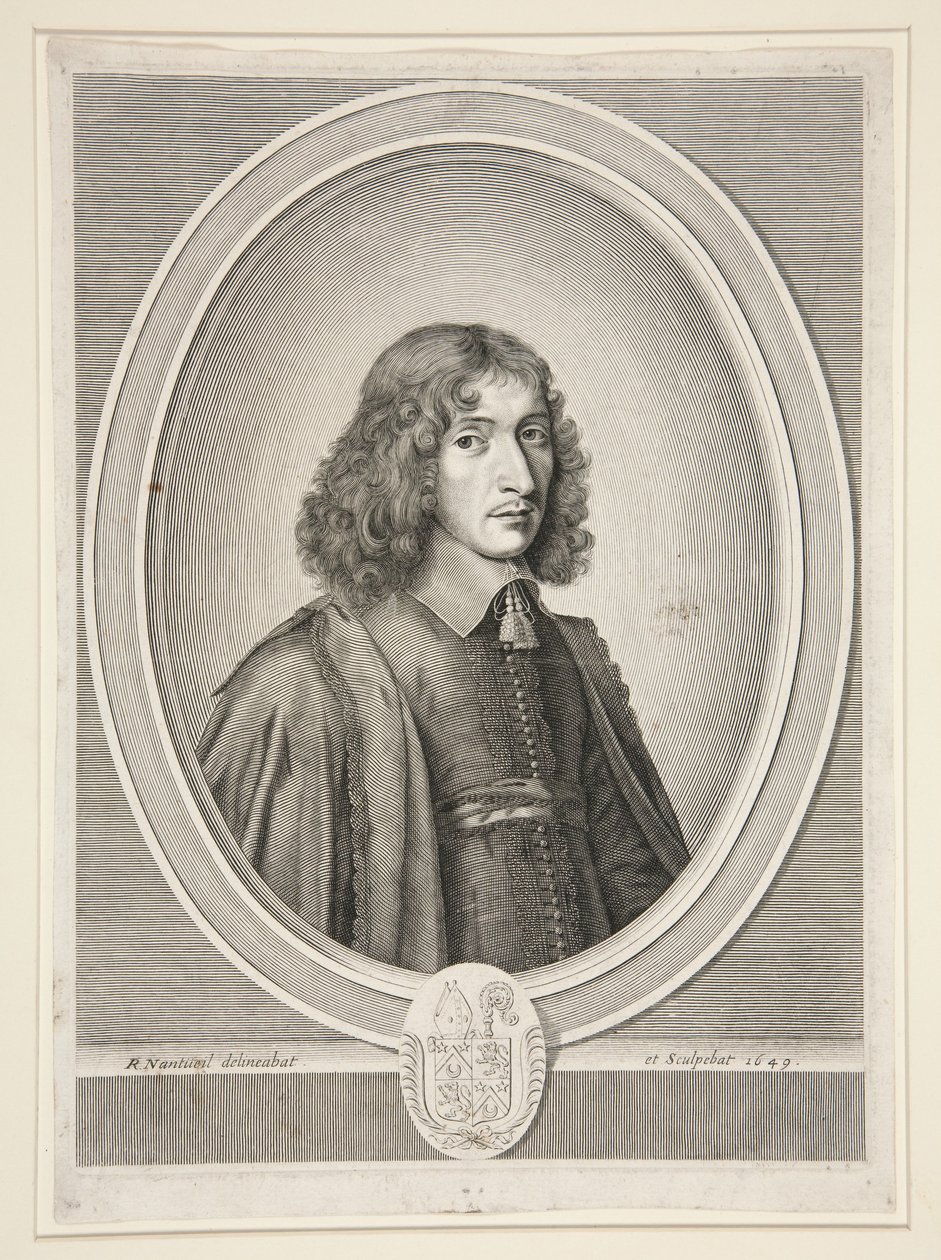 フランソワ・モレ、ボルドーのサント・クロワ修道院長、のちに請願局長（Abbot of Sainte-Croix of Bordeaux, then Master of Requests）（1625-1712） 作： ロバート・ナントゥイユ