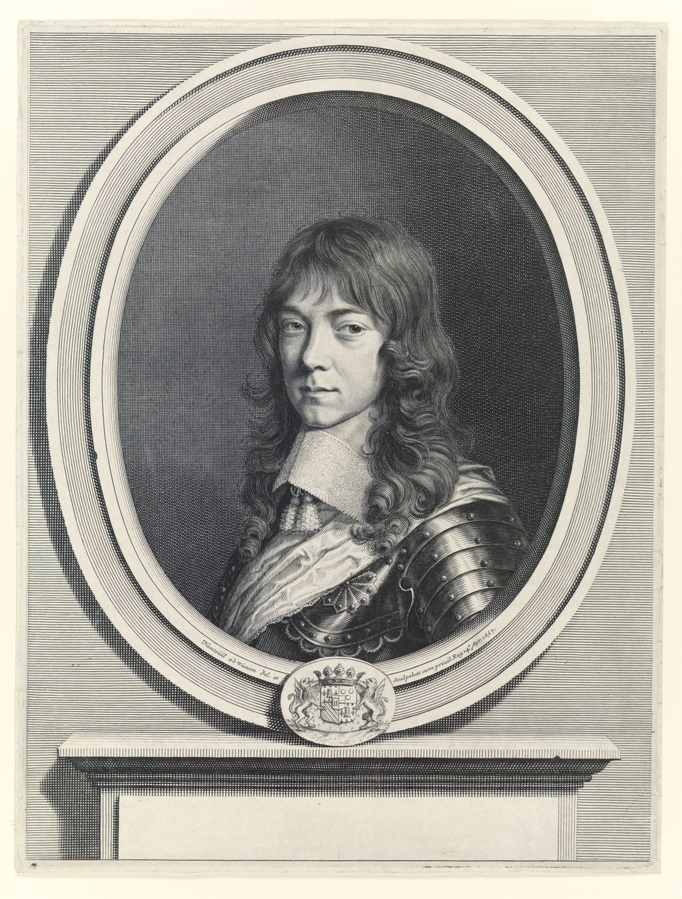 ゴデフロワ＝モーリス・ド・ラ・トゥール・ド・オーヴェルニュ、ブイヨン公、フランス大侍従長（1641-1721） 作： ロバート・ナントゥイユ