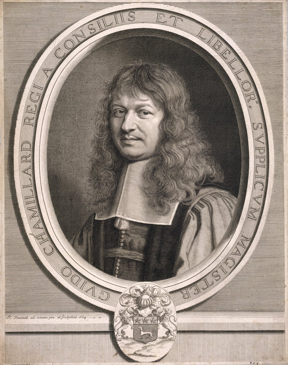 ギド・シャミヤール、請願審査官。1664年。 作： ロバート・ナントゥイユ