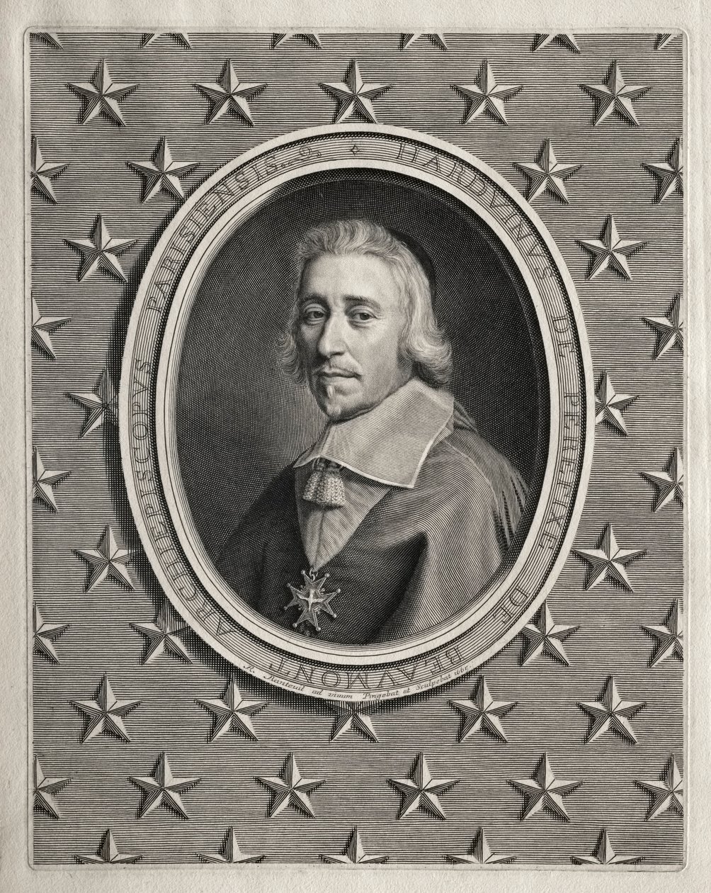 Hardouin dePéréfixede Beaumont、1665年。 作： ロバート・ナントゥイユ