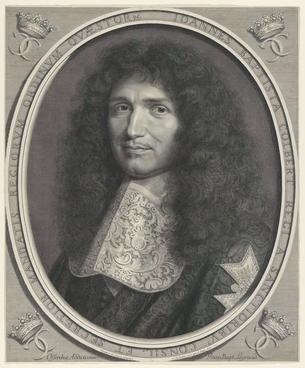 ジャン＝バティスト・コルベール（1619-1683） 作： ロバート・ナントゥイユ