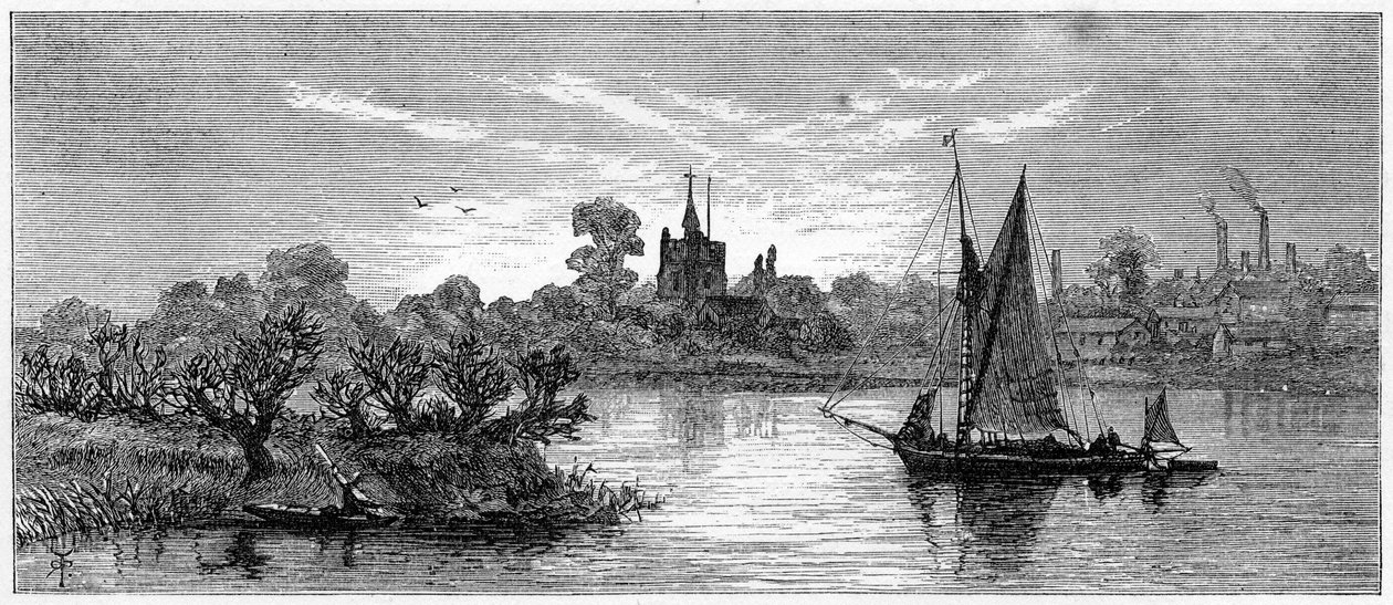 チズウィック、ロンドン、1880 作： ロバート・テイラー・プリチェット