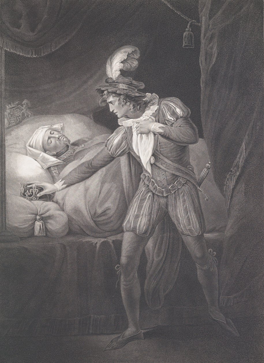 The Palace at Westminster: King Henry and the Prince of Wal...、初版は 1795 年、再版は 1852 年です。 作： ロバート・シュー