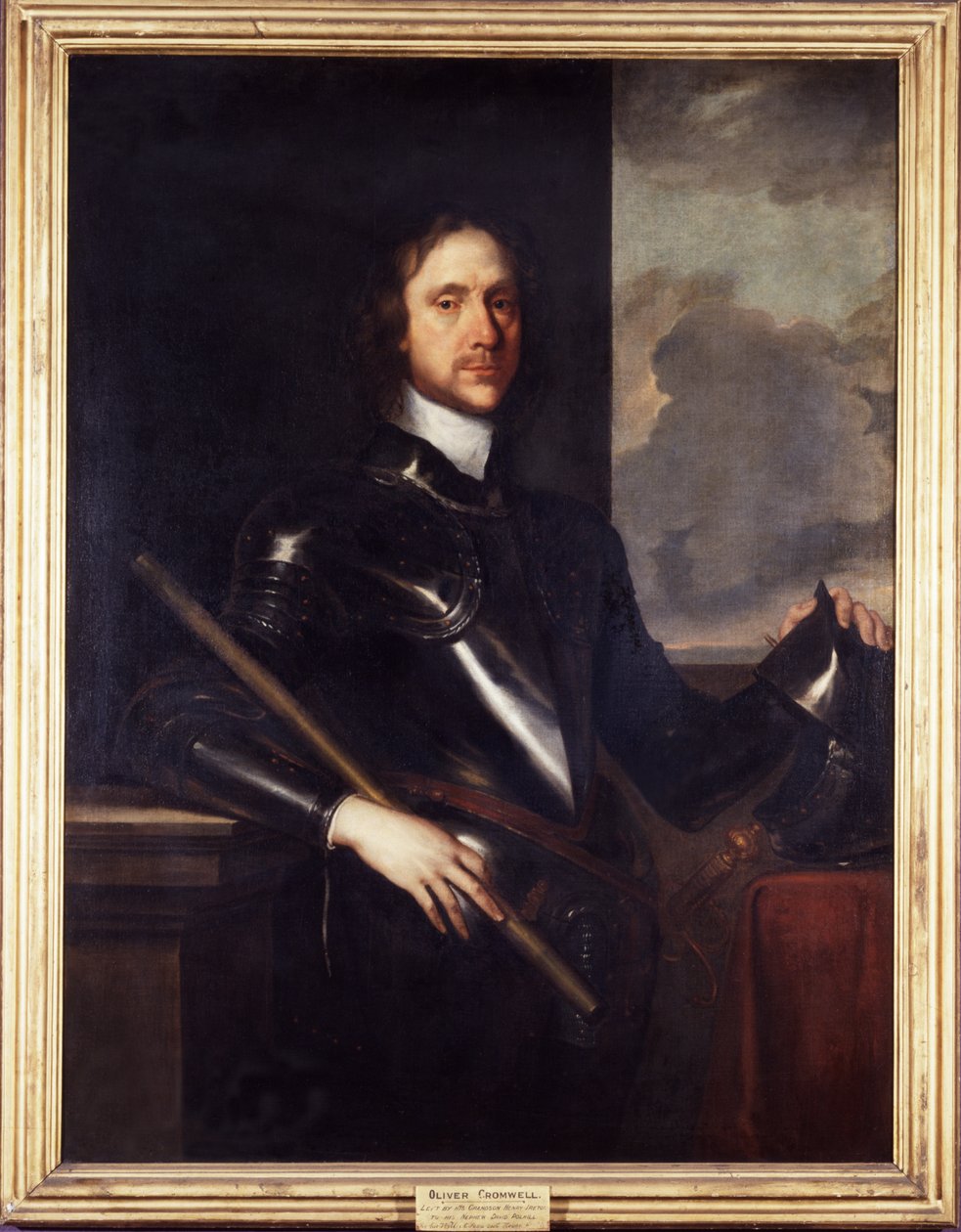 オリバー・クロムウェル、c.1646-49（キャンバスに油彩） 作： ロバート・ウォーカー