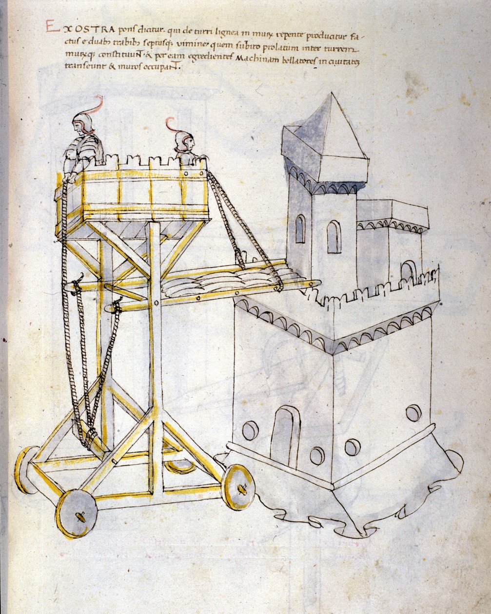 ロベルト・ヴァルトゥーリオ（1405-1483）の「De re Militari」に掲載されているイラスト。 作： ロベルト・ヴァルトゥリオ