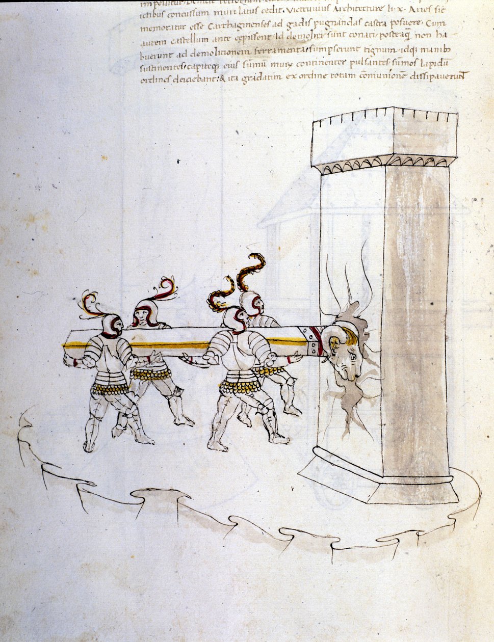 ロベルト・ヴァルトゥーリオ（1405-1483？）の「De re Militari」からの挿絵。 作： ロベルト・ヴァルトゥリオ