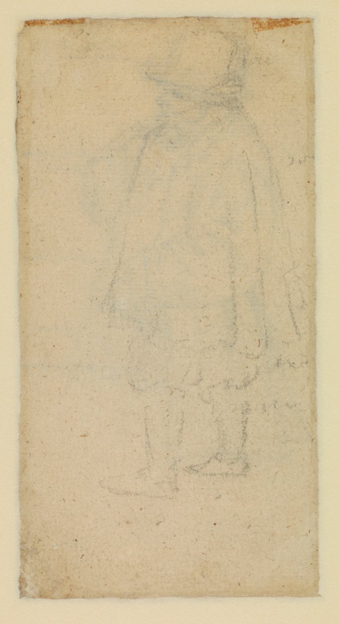 後ろから見た男（裏） 作： RoelandtJacobszとBruegelPieterthe Elder Savery