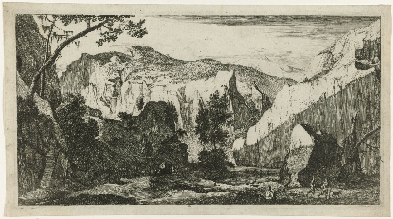 岩のある山の風景 チロルの風景（連載タイトル） 作： Roelant Roghman