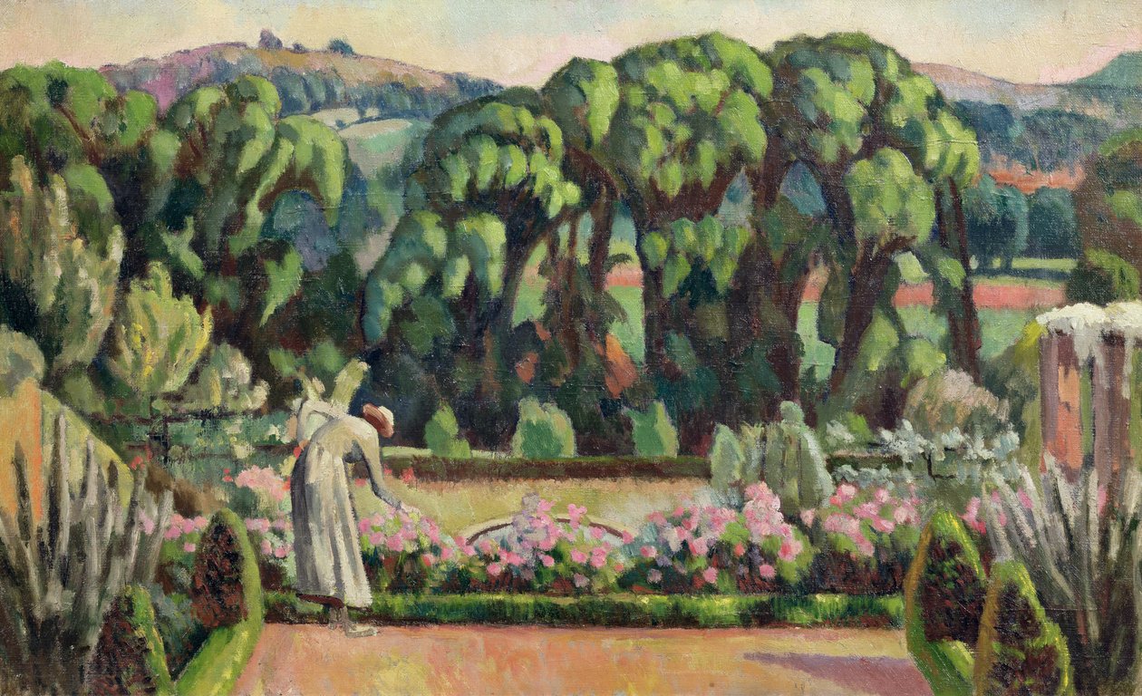 ダービンの芸術家の庭、1915年 作： ロジャー・エリオット・フライ