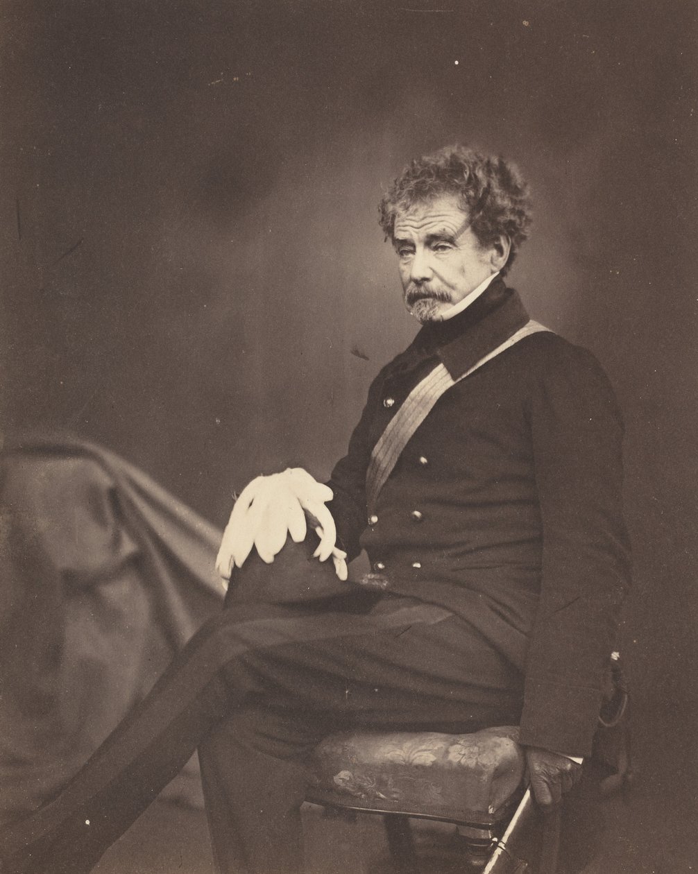 コリン・キャンベル中将、G.C.B.、1855年（写真） 作： ロジャー・フェントン