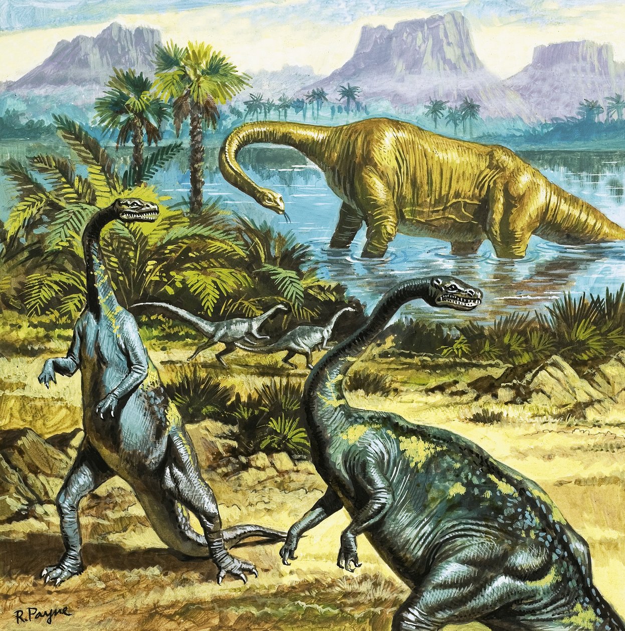 先史時代の未確認生物 作： ロジャー・ペイン