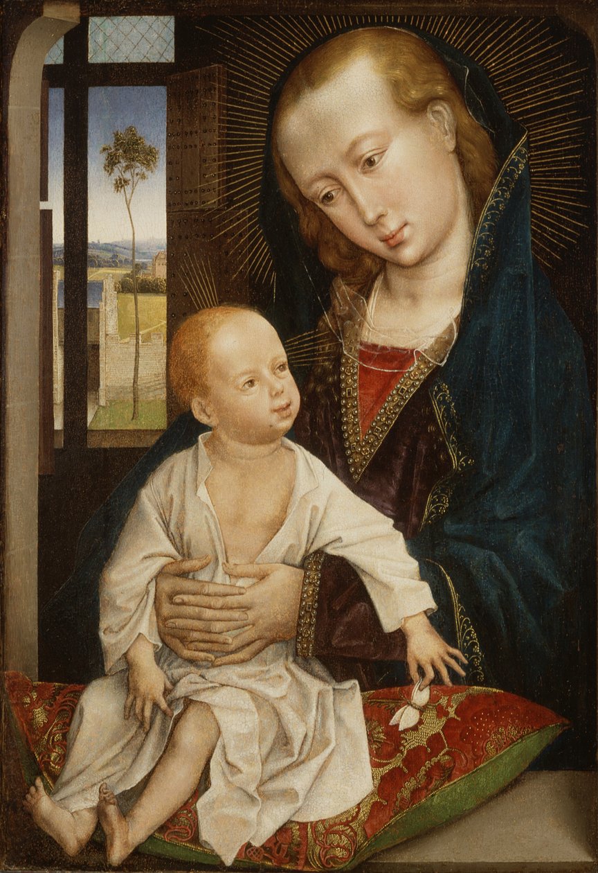 聖母子 作： Rogier van der（のフォロワー）Weyden