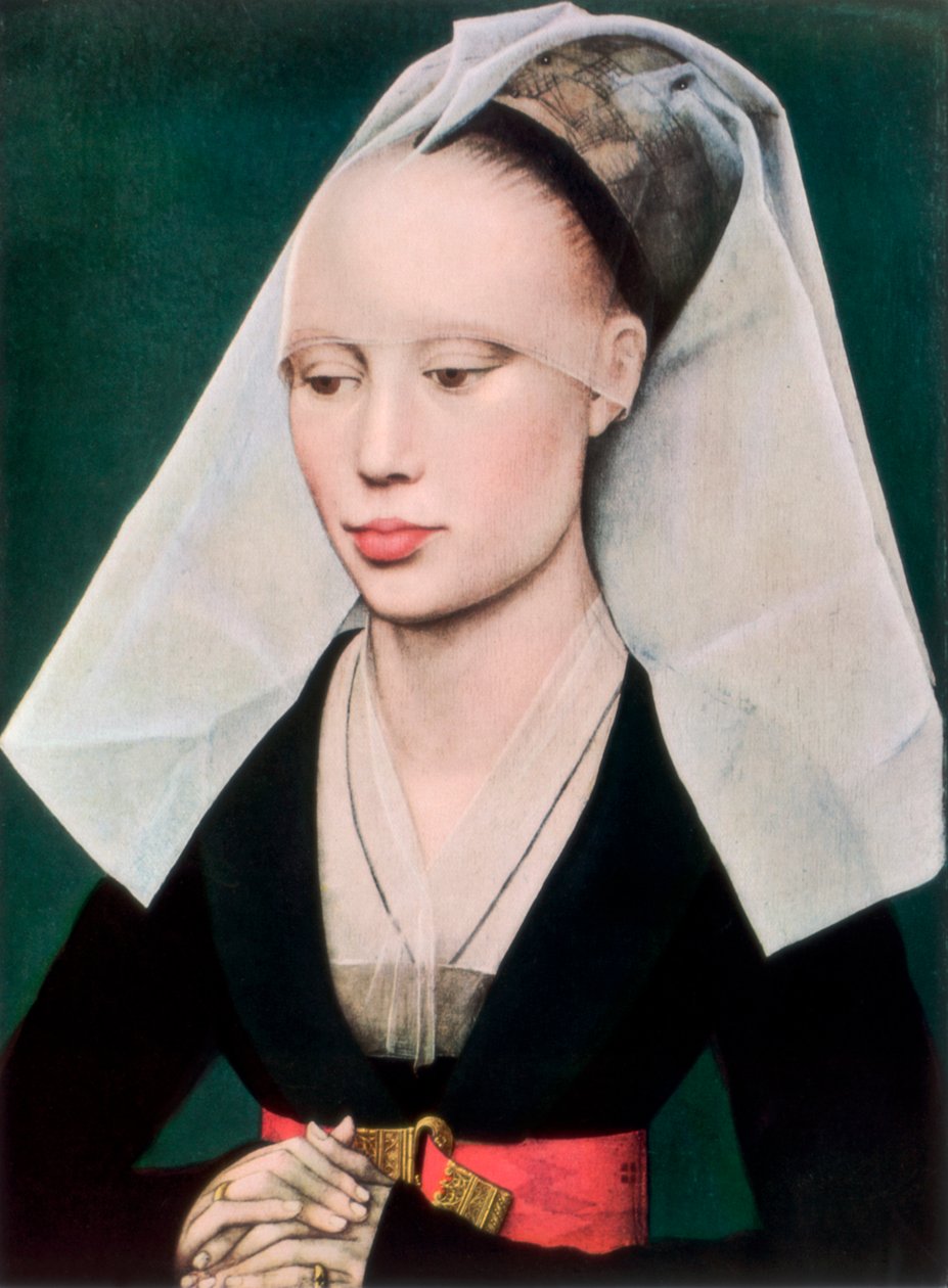 【絵画】女性の肖像 女性の肖像、c1460 1927 | アートプリント