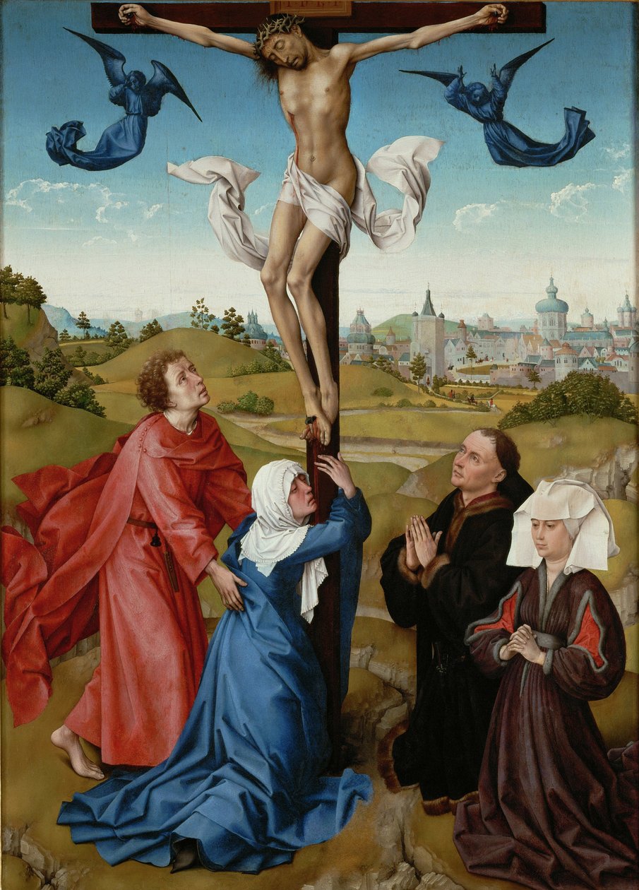 はりつけはりつけ三連祭壇画c 1440 作： ロジェ・ファン・デル・ウェイデン