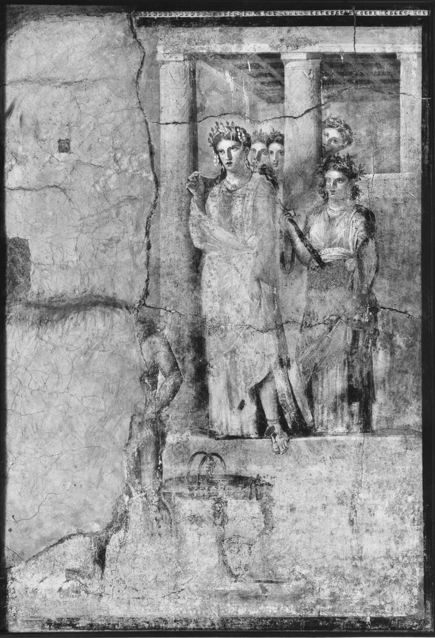 タウリスのイフィゲニア、ポンペイ、c.15BC-50AD（詳細242788も参照） 作： ローマンローマン
