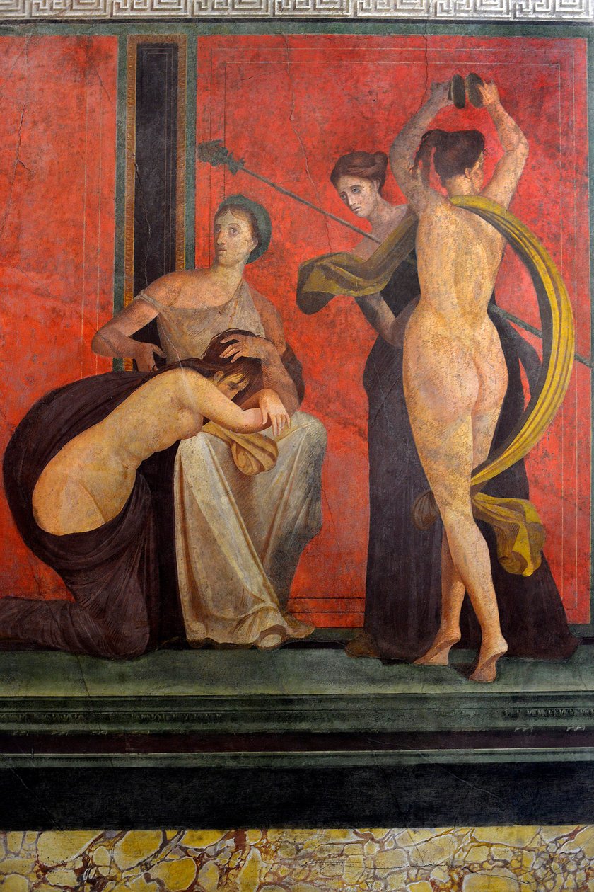 ディオニュソス崇拝の入信儀式、ミステリ荘のフレスコ画 作： 小説