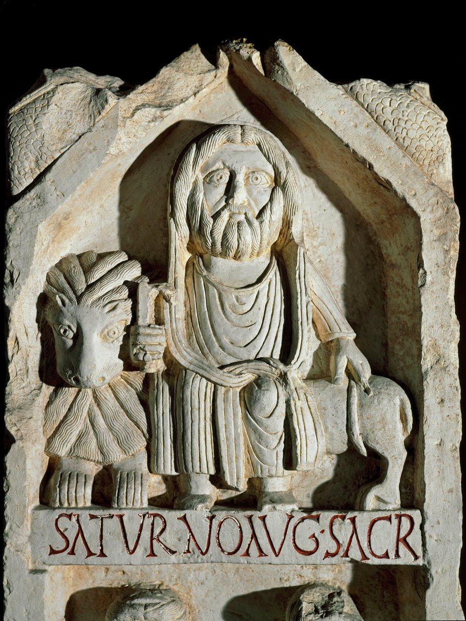 後期ローマ美術："Saturno augusto"(土星の8月)に捧げられたステイル ローマ市民博物館 作： ローマンローマン