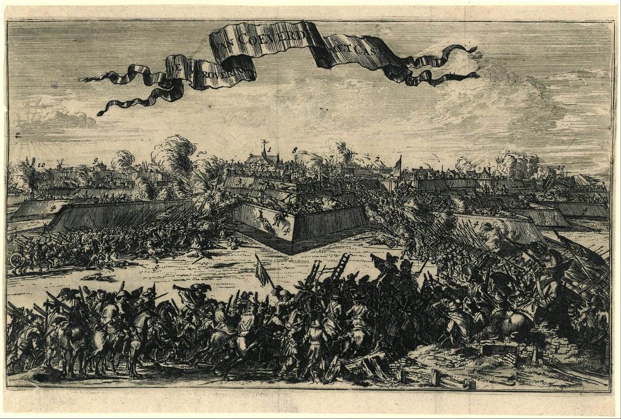 1672 年 12 月 30 日の Coevorden の征服 The Conquest of Coeverde with Cast[eel] (オブジェクトのタイトル) 作： ロメイン・デ・ホーゲ（帰属）