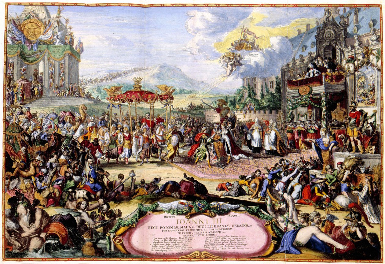 ジョン3世ソビエスキ王の寓意、1675年 作： ロメイン・デ・ホーゲ