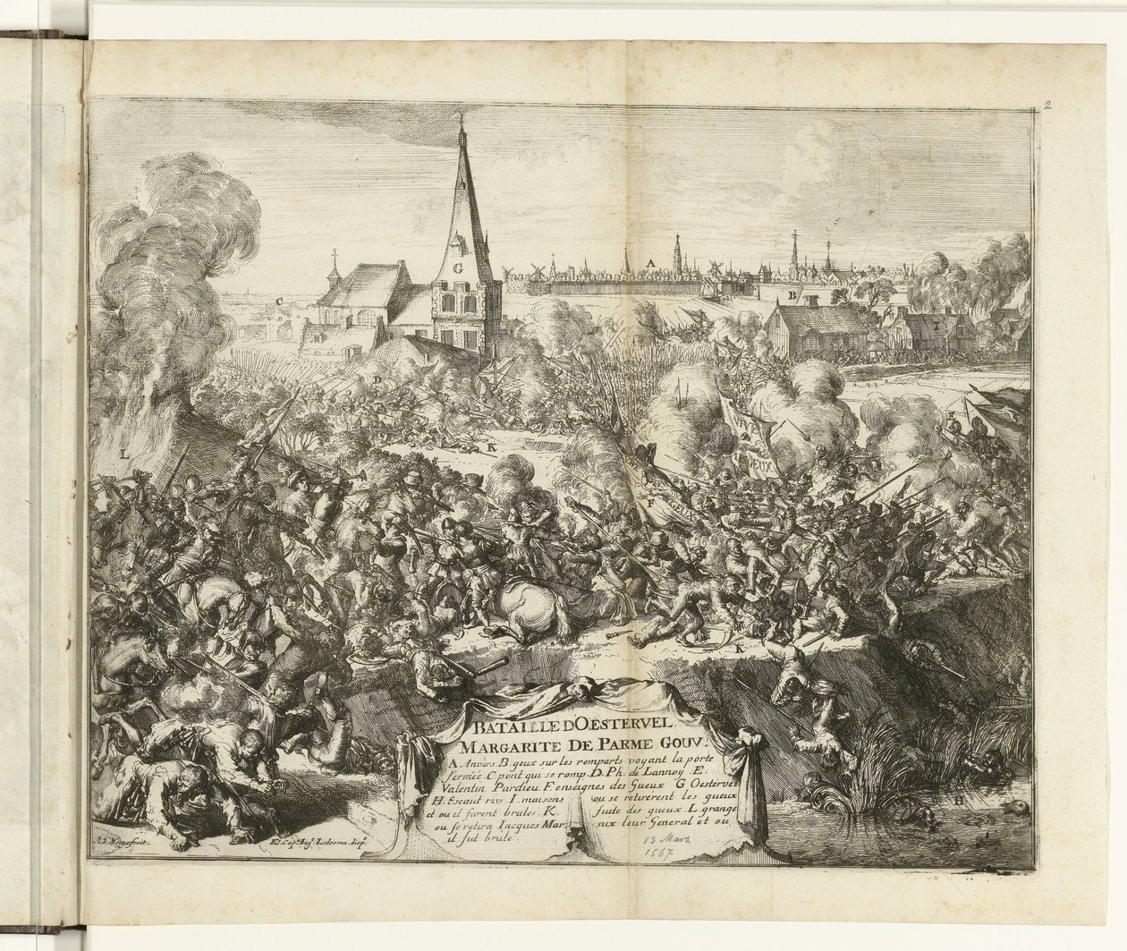 オースターヴェールの戦い、1567年 Bataille d