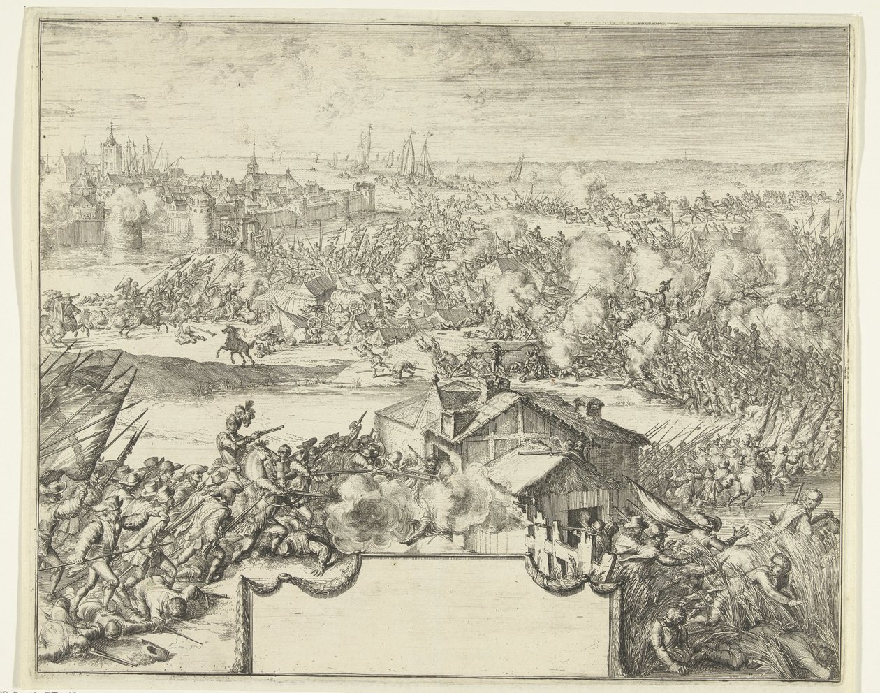 ステーンベルゲンの戦い、1583 年 作： ロメイン・デ・ホーゲ