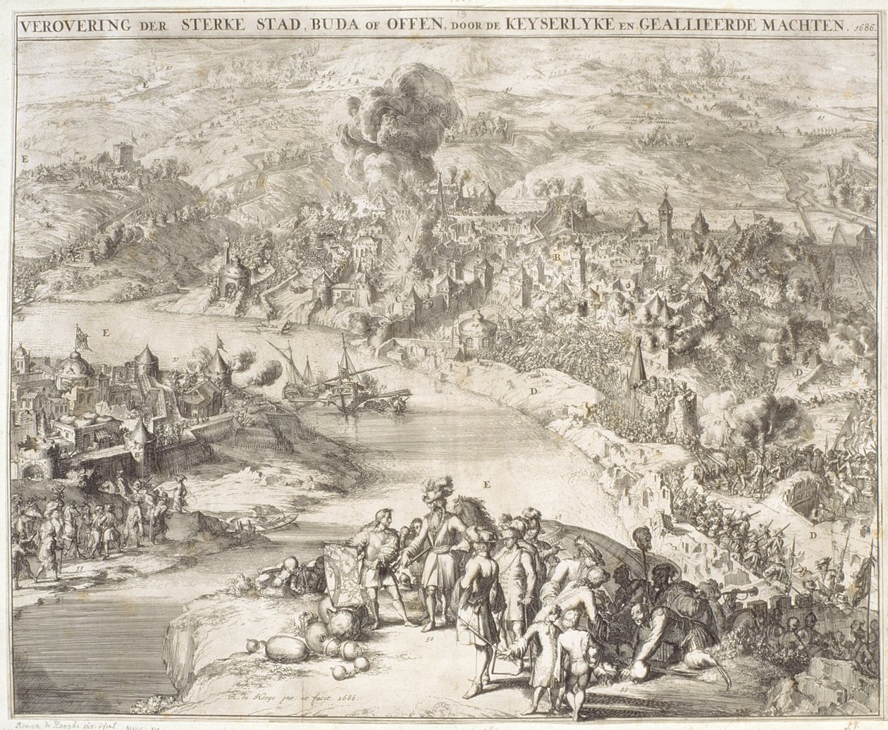 1541年、1686年のブダの包囲 作： ロメイン・デ・ホーゲ