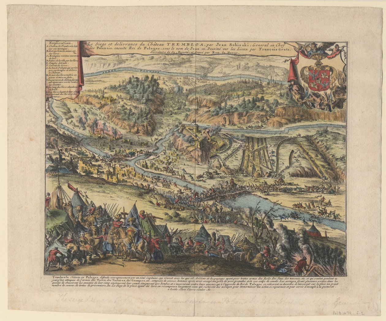 1675、1690年のトレンボウラの包囲 作： ロメイン・デ・ホーゲ