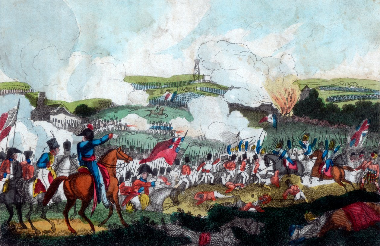 ウォータールーの戦い、1815～1816年 作： ロムニー