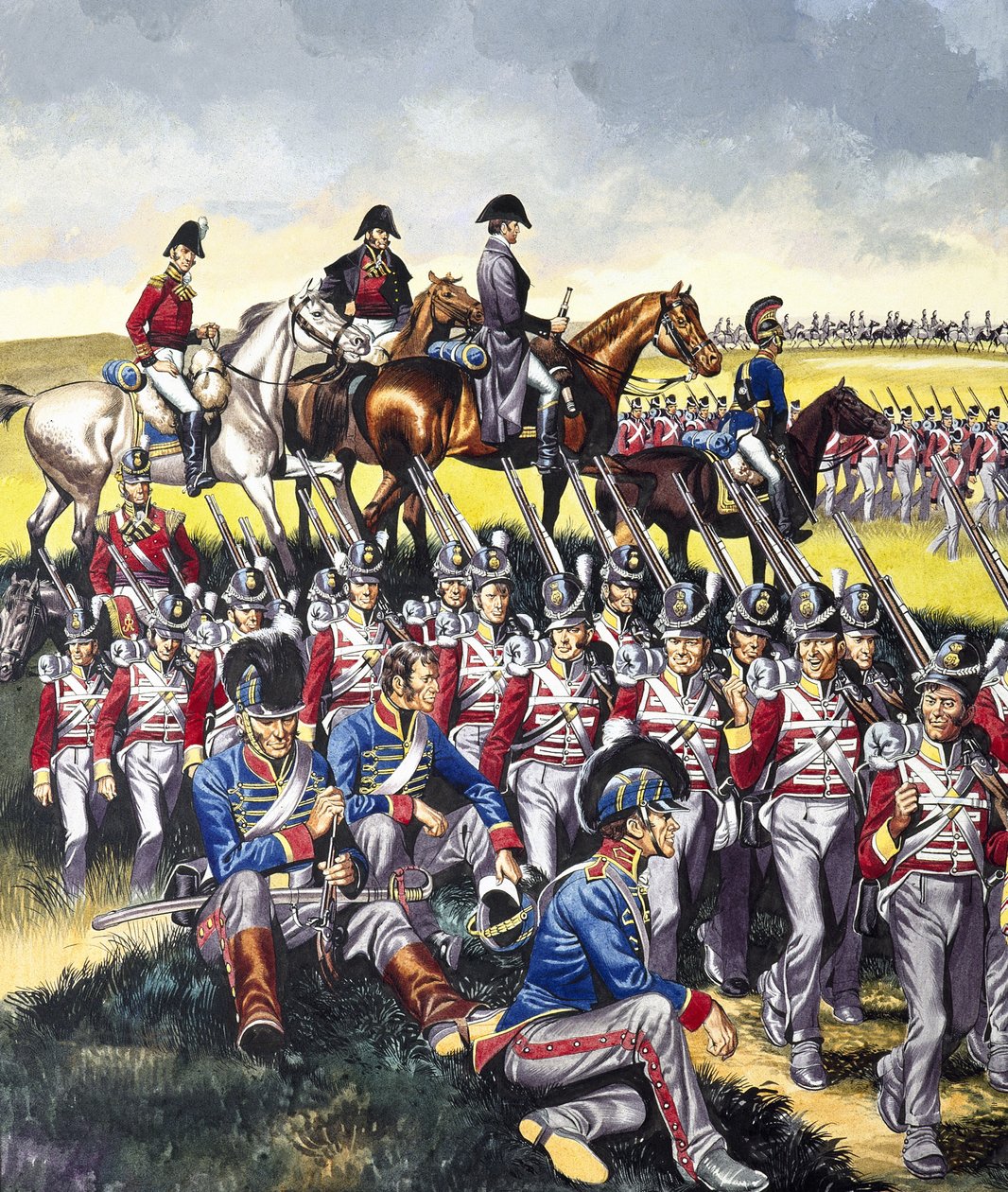 ワーテルローのウェリントン公爵（1769-1852）（紙にグワッシュ） 作： ロン・エンブルトン