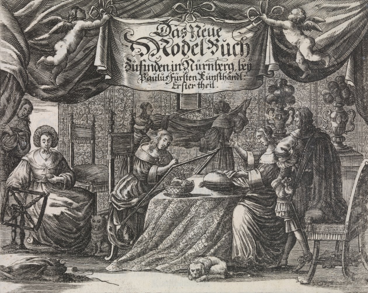 新しいモデルブック。 . .前半、1660年頃。 作： RosinaHelenaFürst