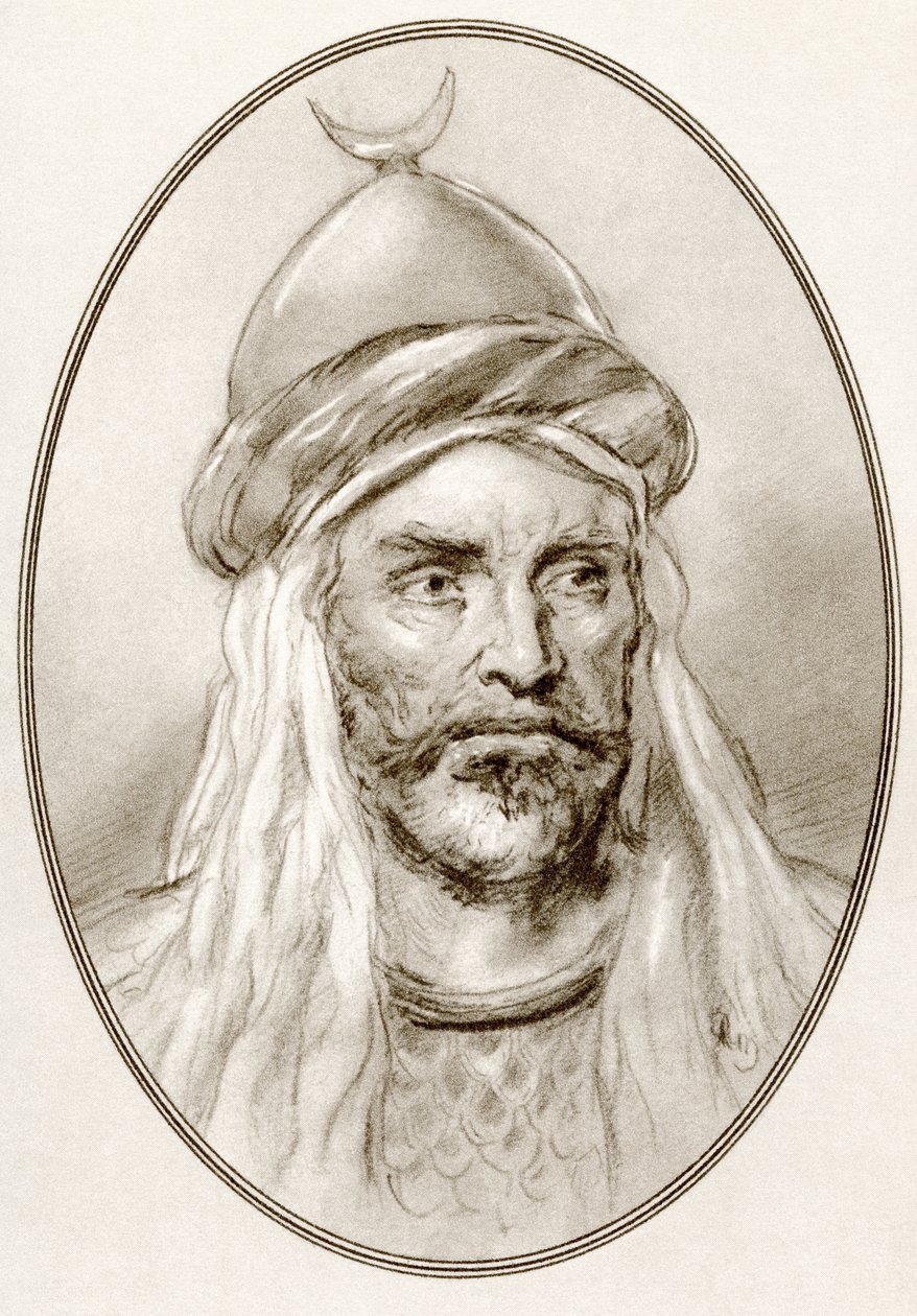 An-Nasir Salah ad-Din Yusuf ibn Ayyub 著『Living Biographys of Famous Rulers』より。 作： ロスゴードン