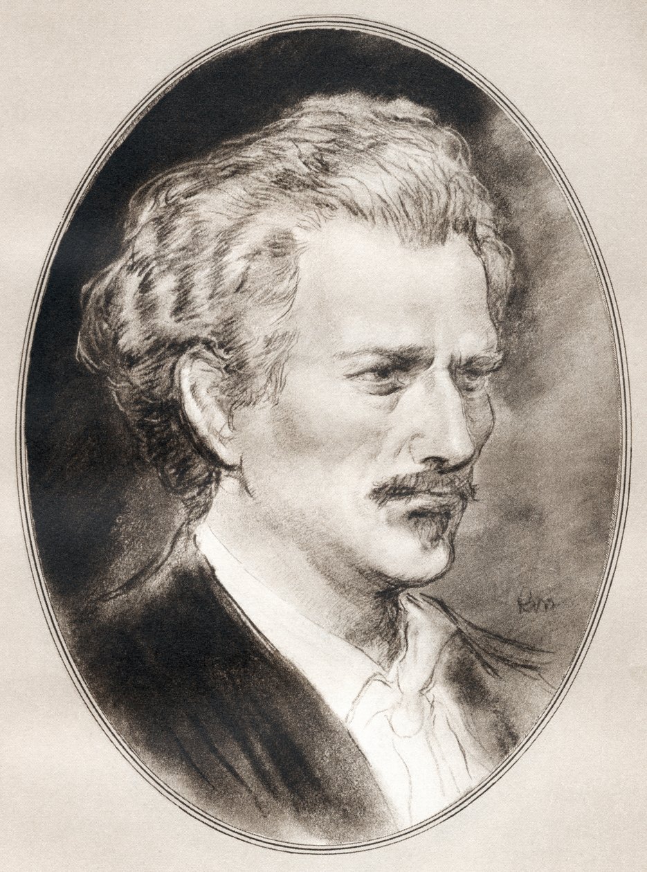 Ignacy Jan Paderewski、「著名人の生きた伝記」より 作： ロスゴードン