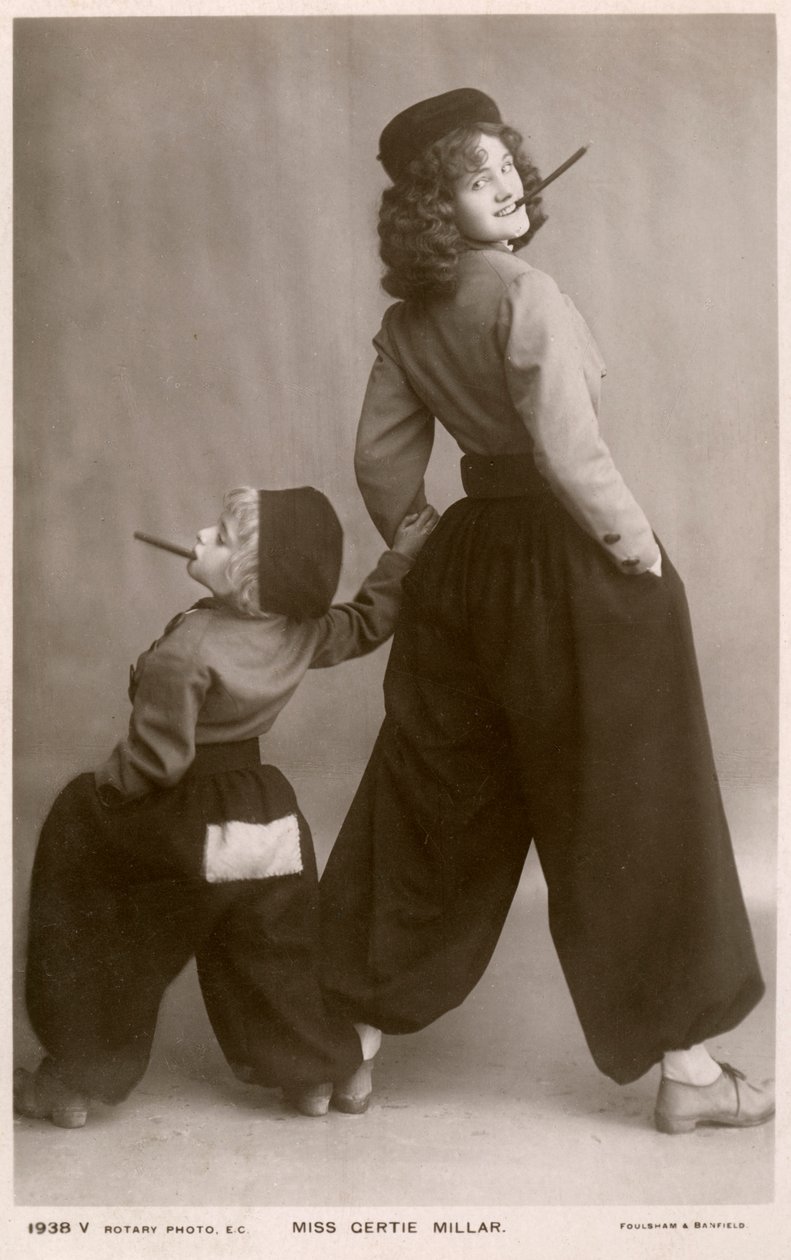 Gertie Millar、イギリスの女優、歌手、c1906。 作： ロータリー写真
