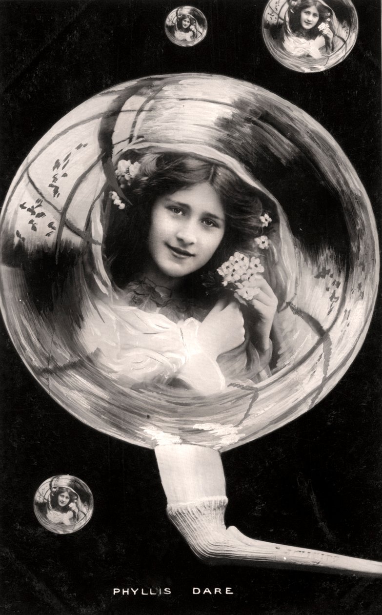 フィリスデア1890〜1975年、イギリスの女優、1907年。 作： ロータリー写真
