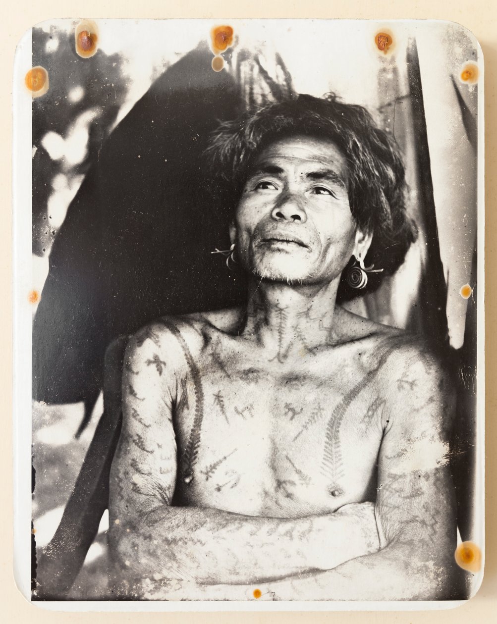 Um Ifugao tatuado do distrito de Kababuyan 作： ロイ・バートン