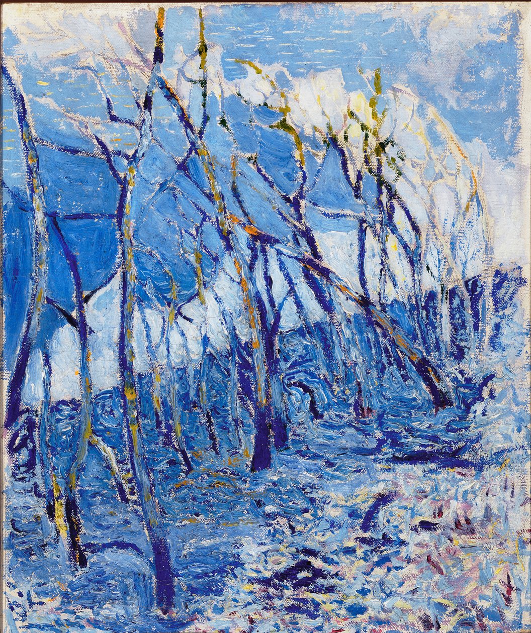 風景や栗の森。 1918〜21年頃 作： ルバルド・メレッロ
