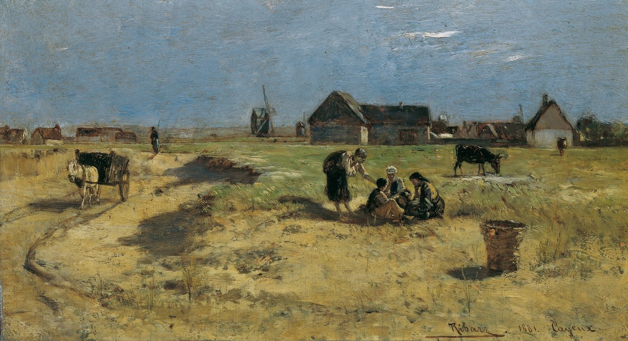 Landschaft aus Cayeux 作： ルドルフ・リバルツ